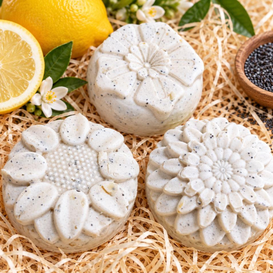 Lemon Poppy Oat Milk Soap